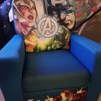 Delta Children Marvel Avengers High Back Upholstered Kids Chair